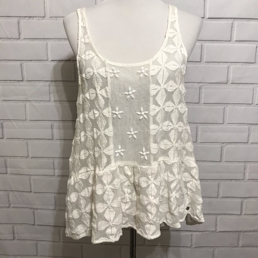 3/ $25 Abercrombie & Fitch Embroidered Beaded Tank